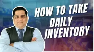 How to take daily inventory in a restaurant | Inventory Management | Food Cost Control