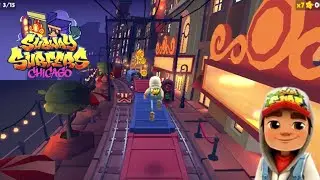 Subway Surfers Chicago Gameplay With Jake | SUBWAY SURFERS CHICAGO |