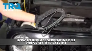How to Replace Serpentine Belt 2007-2017 Jeep Patriot