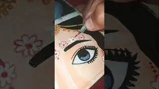 Radha rani face - painting 🎨 #Radha rani #Barsane ki chori #painting #art #drawing