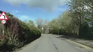 Driving On Bath Road, Greenway Drive, Diglis Lane, Diglis Dock Road & Navigation Road, Worcester, UK