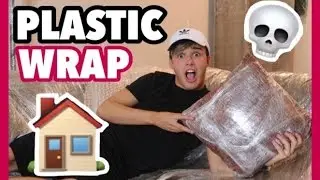 WRAPPED THE ENTIRE HOUSE IN PLASTIC!! *PRANK*