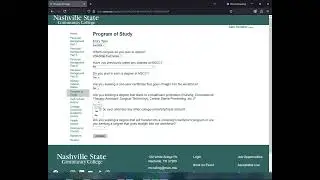 Nashville State Community College Application Video