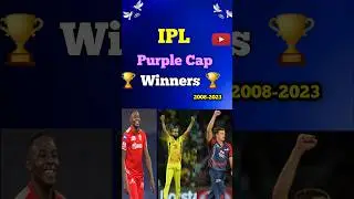 IPL Purple Cap Winners 2008 to 2023 🧢🏏#shorts #cricket #cricketshorts