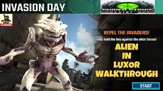 Alien in Luxor Walkthrough Clan Event, Sniper strike : special ops ( Android & iOS )