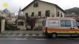 Finalborgo - Abitazione in fiamme