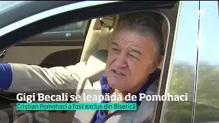 Gigi Becali condamnă gesturile lui Cristian Pomohaci