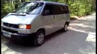 Volkswagen T4 1995 2.4 D Engine sound.