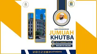 🔴 FRIDAY KHUTBA || MASJID AS-SALAM || SHEIKH SAED MOHAMOUD