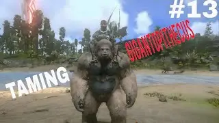TAMING GIGANTOPITHECUS BIG MONKEY🐒/ARK SURVIVAL EVOLVED GAMEPLAY#13/#arksurvivalevolved/@15GRFun