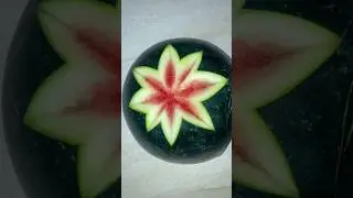 #simple watermelon 🍉 carving cutting design skills #watermelon #watermeloncarving design #foodart