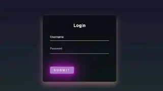 Animated login page Neon effect (HTML CSS only)