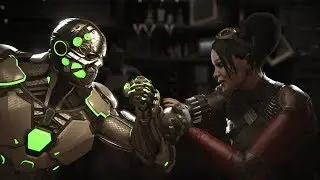 Injustice 2 : Grid Vs Harley Quinn - All Intro/Outro, Clash Dialogues, Super Moves