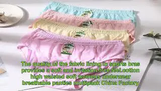 cotton high waisted soft womens underwear breathable panties multipack China Factory,Womens High