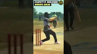 Wonderful bowling Action 🔥reverse sweep🔥| Atlaapatti vs Nagalapuram #MMSports #cricket #shorts
