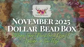 Dollar Bead Box Vintage Heart Necklace Project | Design on the Fly!