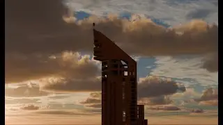 RENDERIZADO DE LA TORRE SINDONI (Maracay, Venezuela) realizado con blender