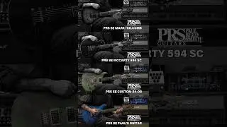 『PRS SE』 Mark Holcomb vs McCarty 594 SC vs Custom 24-08 vs Paul's Guitar | Periphery - Sentient Glow