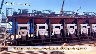 High Magnetic Intensity Multi Stage Roller Magnetic Separator for Nonmetallic ore potassium feldspar