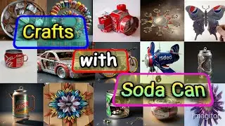 crafts with soda can | soda can sculpture | cold drink can craft #arasha6451