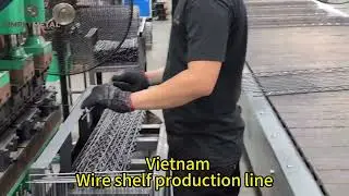 VietnamWire shelf production line #WireShelving #WireRack #WireShelves #WireCart #WireShelf #Vietnam