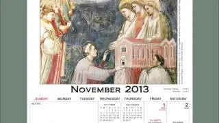 Columban - Calendar Art Guide - November 2013
