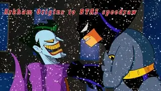 Batman Arkham Origins to BTAS speed draw