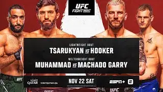 UFC QATAR LIVE TSARUKYAN VS HOOKER LIVESTREAM & FULL FIGHT COMPANION