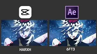 My CapCut VS After Effects - Blinding Lights - Doma Demon Slayer