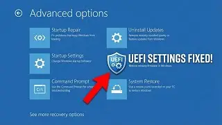 How To Fix UEFI Firmware Settings Missing in Windows 11/10/8/7 (UEFI Option Not Found)