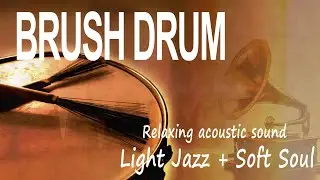 BRUSH DRUM  Light Jazz + Soft Soul Relaxing music