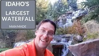 Idahos largest man made waterfall(Quail Ridge)