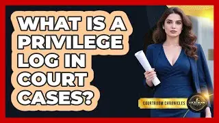 What Is A Privilege Log In Court Cases? - Courtroom Chronicles