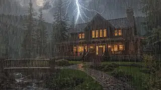 🌧️ Super Heavy Rain Sounds for Deep Sleep 😴 Fall Asleep Fast & Beat Insomnia All Night