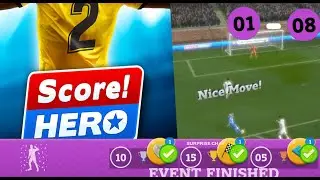 Score! Hero 2 Surprise Challenge  Event - Level 1 - 8 - Complete 3 Stars Walktrough