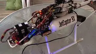 My new jetcopter Sx turbine jetcat pht3