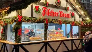German Sausages at Hamburg Market | Street Food in Winter