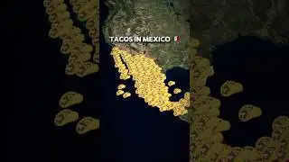 A lot in Mexico VS a lot in China #country  #geography #map
