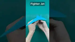 How to Make a Simple Fighter Jet Concord Paper Airplane