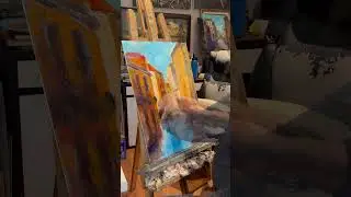 Floating City | 18x24 inches oil on canvas