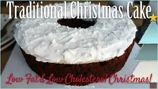 How to Make Traditional Christmas Fruit Cake Wreath Step-By-Step | Easy Heart Healthy Low Fat Recipe