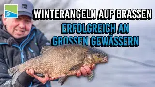 Gezielt auf Brassen und Rotaugen angeln ,bei eiskalten Temperaturen! 🥶