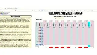 TECHNIQUES DE PREVISION LISSAGE EXPONENTIEL SIMPLE