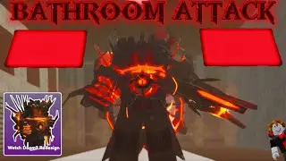 UPGRADED WATCHMAN OF DOOM IN BATHROOM ATTACK | Roblox