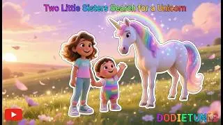 Two Little Sisters Search for a Unicorn | Magical Adventure Song | DodieTunes