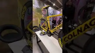 🔥 or 🥶? Tadej Pogačar&rsquo;s yellow edition Colnago from the Tour de France is on display at Rouleur Live