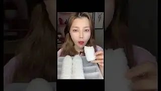 SUNGIRL ICE EATING ASMR #iceasmr #freezerfrosteating #humidifierfrost #bigbites