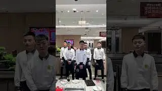Waiter Dance in Chinese Restaurant! |#shorts