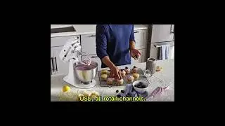 KitchenAid Classic Series 4.5 Quart Tilt-Head Stand Mixer K45SS, White