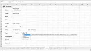 15. Learn Excel 2016: Text Function. (آموزش اکسل 2016 دری/ھزارگی)